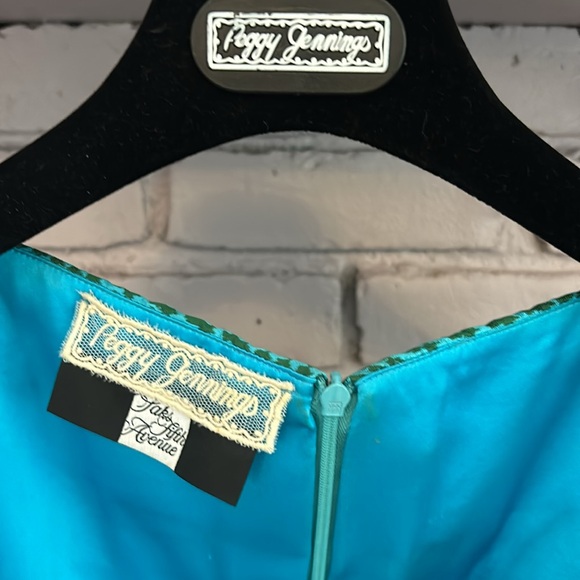 Vintage Peggy Jennings Blazer and Dress Set Aqua Green - Medium - Picture 9 of 16